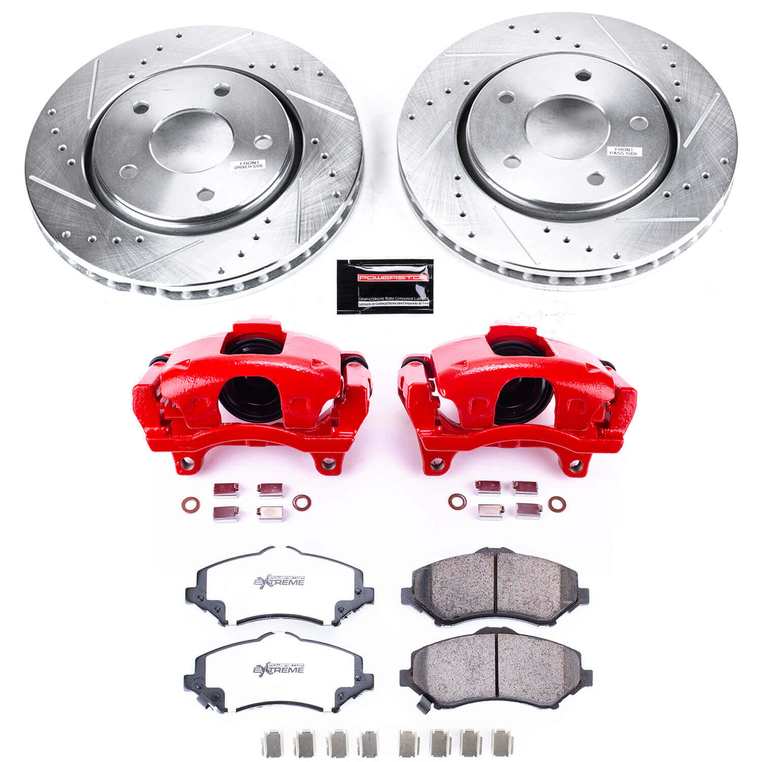 Power Stop KC3118A-36 Z36 Extreme Performance Truck And Tow 1-Click Pad And Rotor Kit With Calipers for 2009-2013 Dodge Journey product image