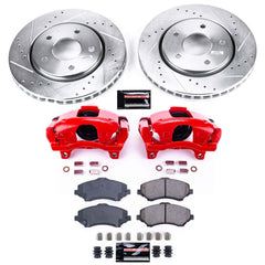 Power Stop KC3118A Z23 Evolution Sport Performance Pad And Rotor Kit With Calipers for 2009-2013 Dodge Journey product image