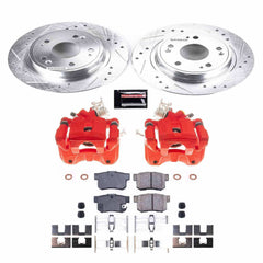 Power Stop KC3128 Rear Z23 Evolution Sport Performance Pad And Rotor Kit With Calipers for 2005 Honda Accord Sedan (4 Door) product image
