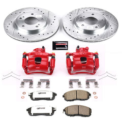 Power Stop KC3137A-26 Z26 Street Warrior 1-Click Front Brake Kit With Calipers for 1999 Nissan Maxima product image