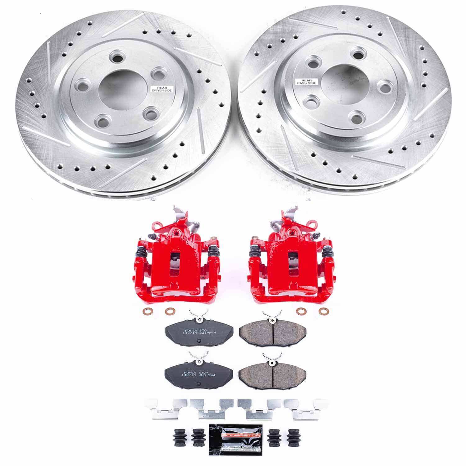 Power Stop KC3141 Z23 Evolution Sport Rear Brake Kit for 2003-2005 Jaguar S-Type Base product image