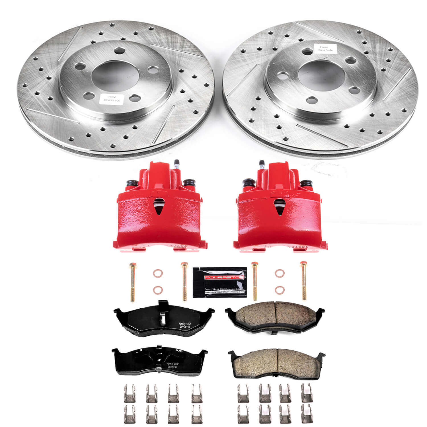 Power Stop KC3143 Z23 Evolution Sport Front Brake Kit for 2000-2002 Dodge Neon product image
