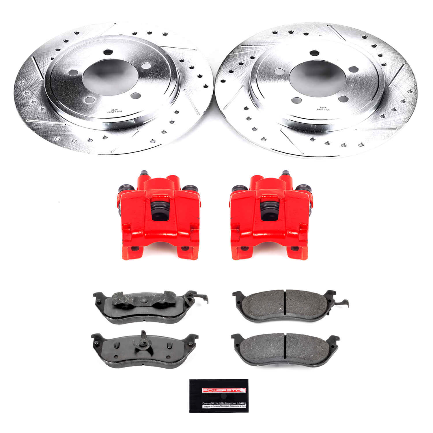 Power Stop KC3150-36 Z36 Extreme Performance Truck And Tow 1-Click Rear Brake Kit With Calipers for 2002-2006 Ford Explorer product image