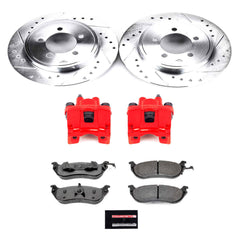 Power Stop KC3150-36 Z36 Extreme Performance Truck And Tow 1-Click Rear Brake Kit With Calipers for 2002-2006 Ford Explorer product image