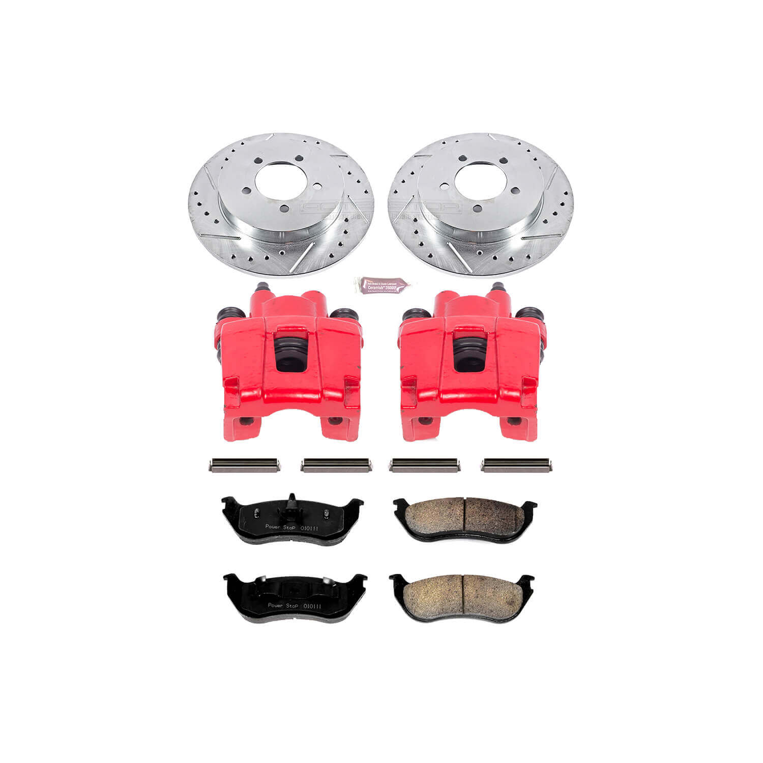 Power Stop KC3150 Z23 Evolution Sport Performance 1-Click Brake Kit With Calipers (Rear) for 2002-2006 Ford Explorer product image