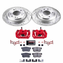 Power Stop KC3153 Rear Z23 Evolution Sport Performance 1-Click Pad And Rotor Kit With Calipers for 1991-1995 Acura Legend product image