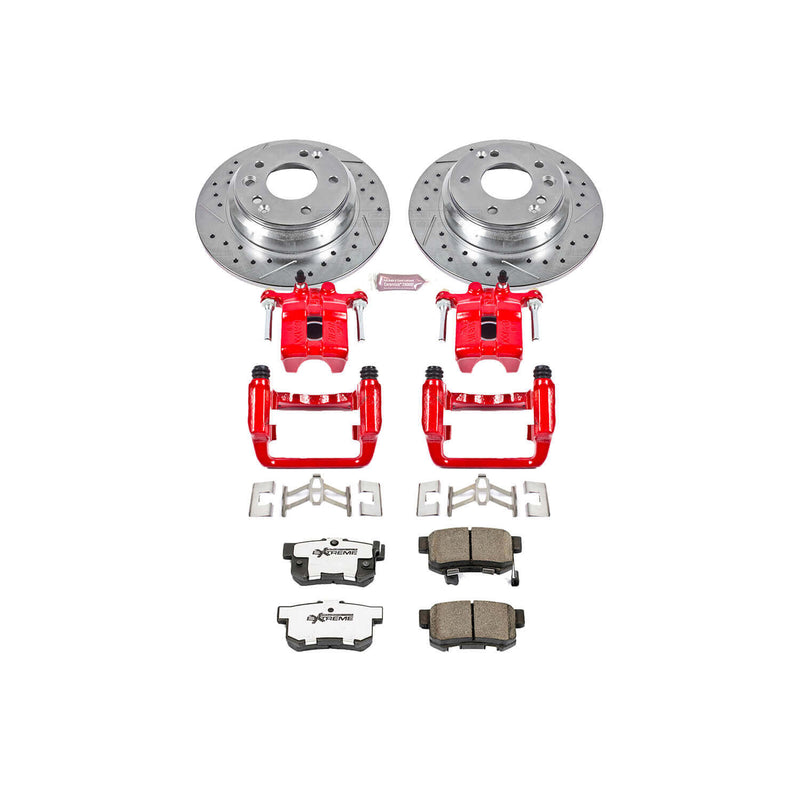 Power Stop KC3154-26 Z26 Extreme Street Warrior 1-Click Brake Kit With Calipers (Rear) for 1999-2001 Acura Rl product image