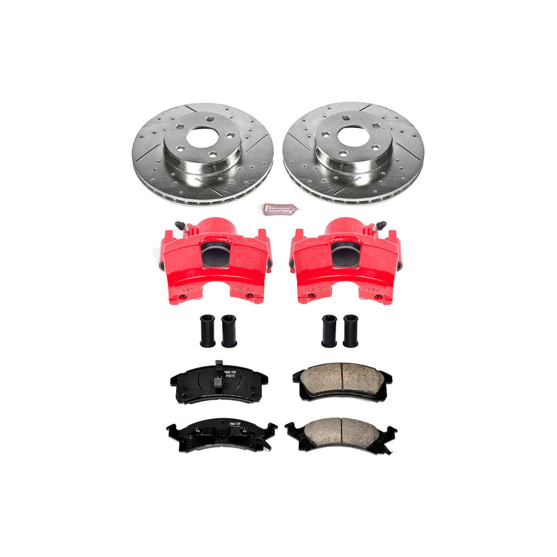 Power Stop KC3156 Z23 Evolution Sport Performance 1-Click Brake Kit With Calipers (Front) for 1990-2005 Buick Skylark product image
