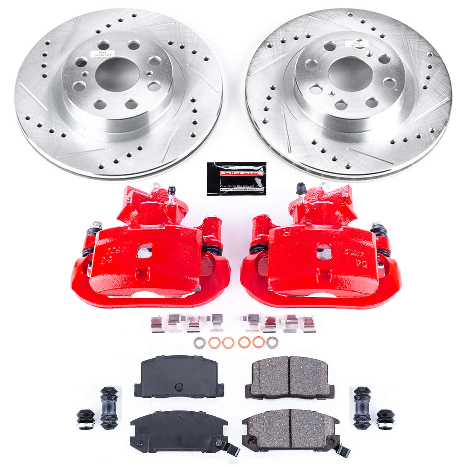 Power Stop KC3161 Z23 Evolution Sport Rear Brake Kit for 2000-2002 Toyota MR2 Spyder product image