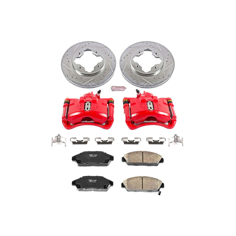 Power Stop KC3164 Z23 Evolution Sport Performance 1-Click Brake Kit With Calipers (Front) for 1990-1993 Honda Accord Coupe (2 Door) product image