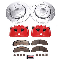 Power Stop KC3167-36 Z36 Extreme Performance Truck And Tow 1-Click Brake Kit With Calipers (Front) for 2010-2021 Ford Expedition product image
