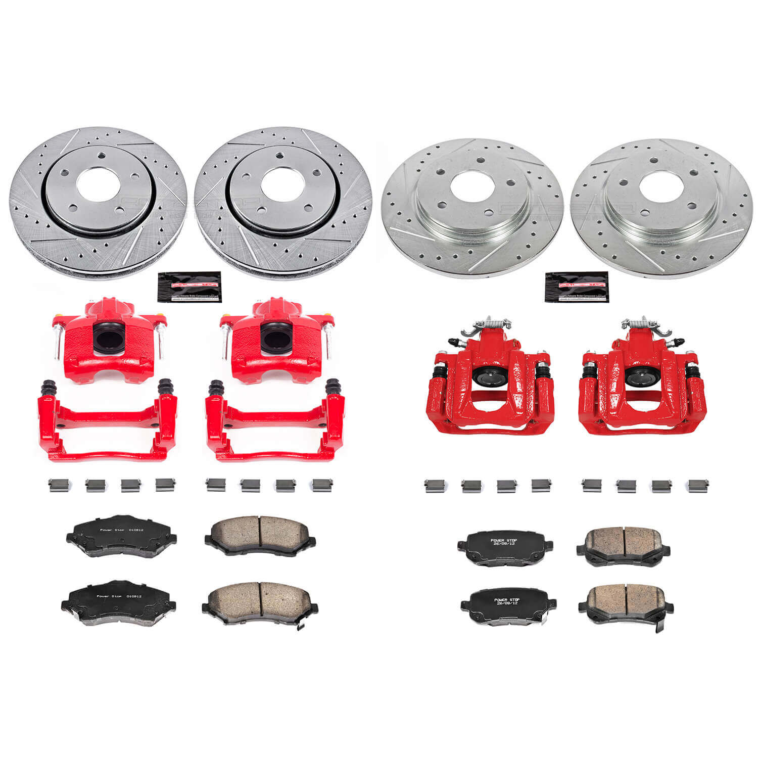 Power Stop KC4015 Z23 Evolution Sport Front And Rear Brake Kit for 2008-2012 Chrysler Town & Country product image