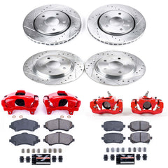 Power Stop KC4015A Z23 Evolution Sport Performance Pad And Rotor Kit With Calipers for 2009-2012 Dodge Journey product image