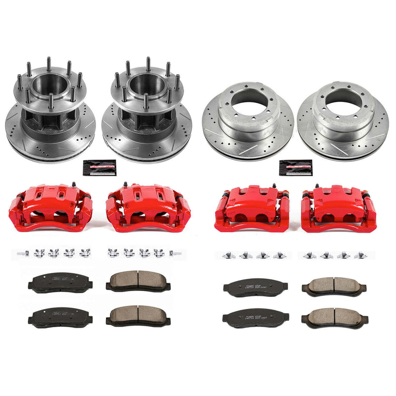 Power Stop KC4034 - Z23 Evolution Sport Front And Rear Brake Kit vehicle fitment brake part