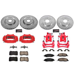 Power Stop KC4042 Z23 Evolution Sport Front And Rear Brake Kit for 2007-2011 Ford Mustang Shelby GT500 product image