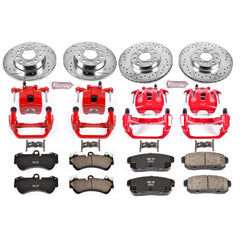 Power Stop KC4068A Z23 Evolution Sport Performance 1-Click Brake Kit With Calipers (Front And Rear) for 2005-2010 Volkswagen Jetta 2.5 product image