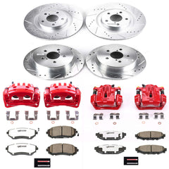 Power Stop KC4079-26 Z26 Street Warrior 1-Click Pad And Rotor Kit With Calipers for 2006 Subaru Legacy 2.5I product image