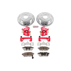 Power Stop KC408-26 Z26 Extreme Street Warrior 1-Click Brake Kit With Calipers (Rear) for 1992-2001 Acura Integra product image