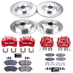 Power Stop KC4081 Z23 Evolution Sport Front And Rear Brake Kit for 2005 Subaru Legacy I, Limited product image