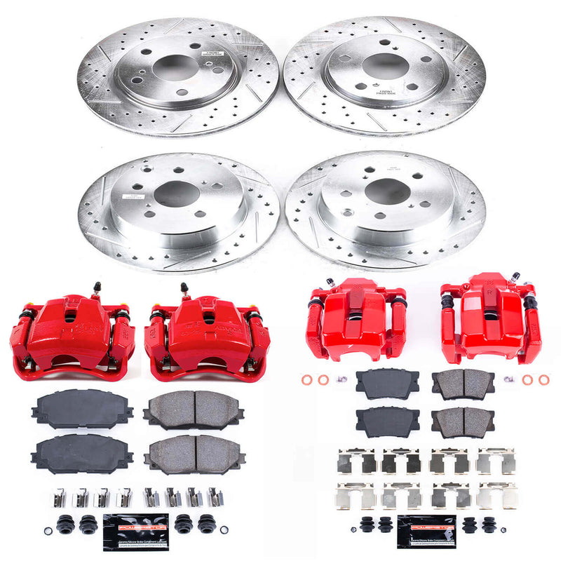 Power Stop KC4100C Z23 Evolution Sport Front And Rear Brake Kit for 2011-2012 Toyota RAV4 product image