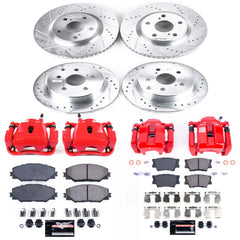 Power Stop KC4101A Z23 Evolution Sport Front And Rear Brake Kit for 2011-2012 Toyota RAV4 product image