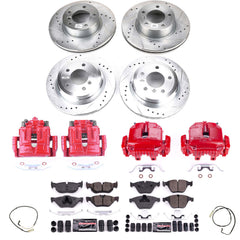 Power Stop KC4102 Z23 Evolution Sport Performance Pad And Rotor Kit With Calipers for 2007 BMW 328Xi Sedan (4 Door), Station Wagon product image