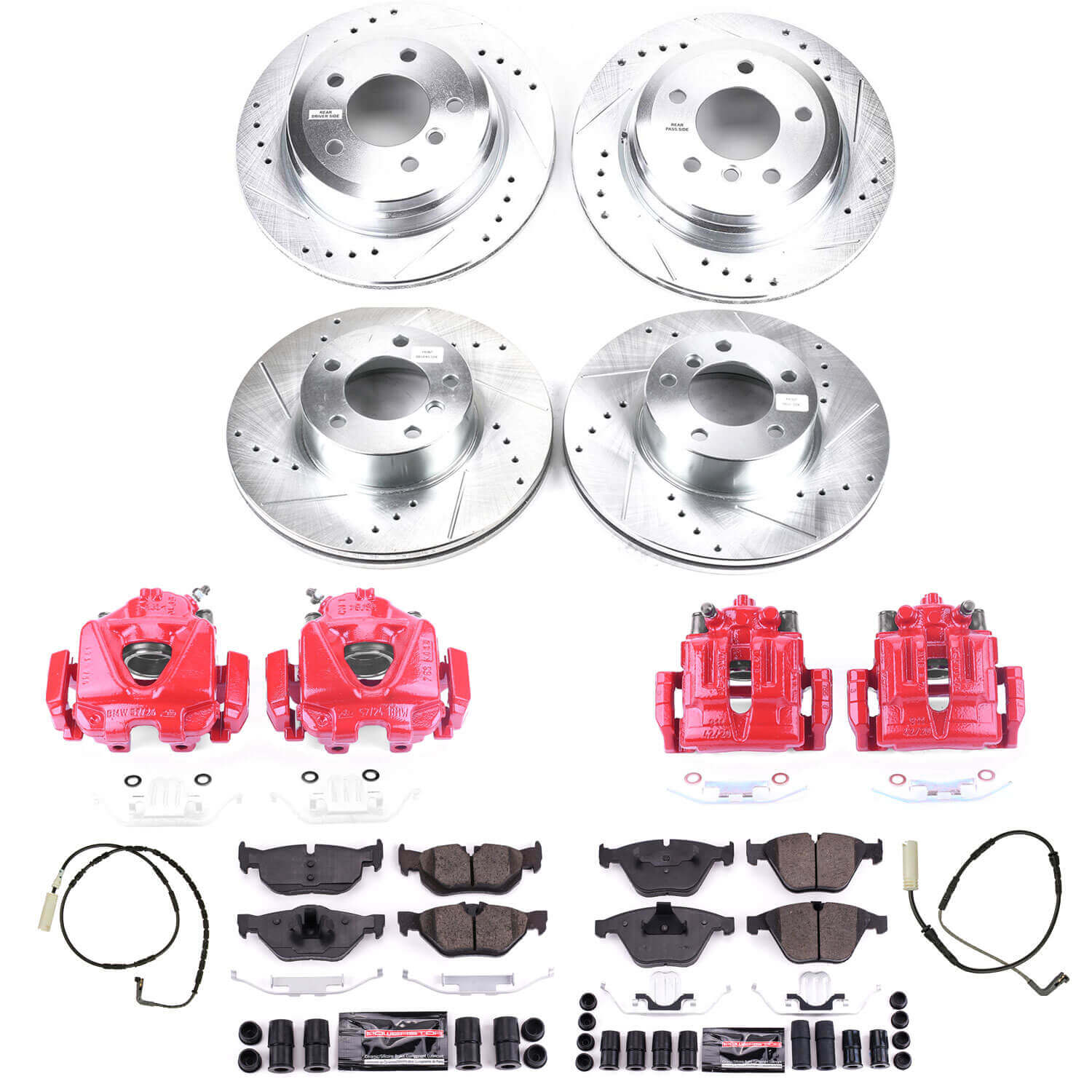 Power Stop KC4104 - Z23 Evolution Sport Front And Rear Brake Kit vehicle fitment brake part