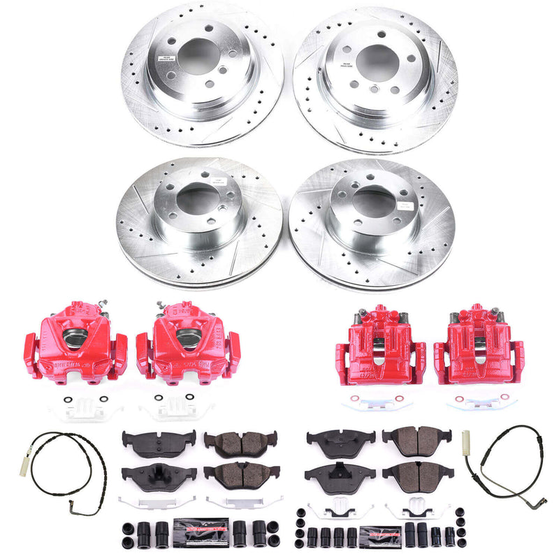 Power Stop KC4104 - Z23 Evolution Sport Front And Rear Brake Kit vehicle fitment brake part