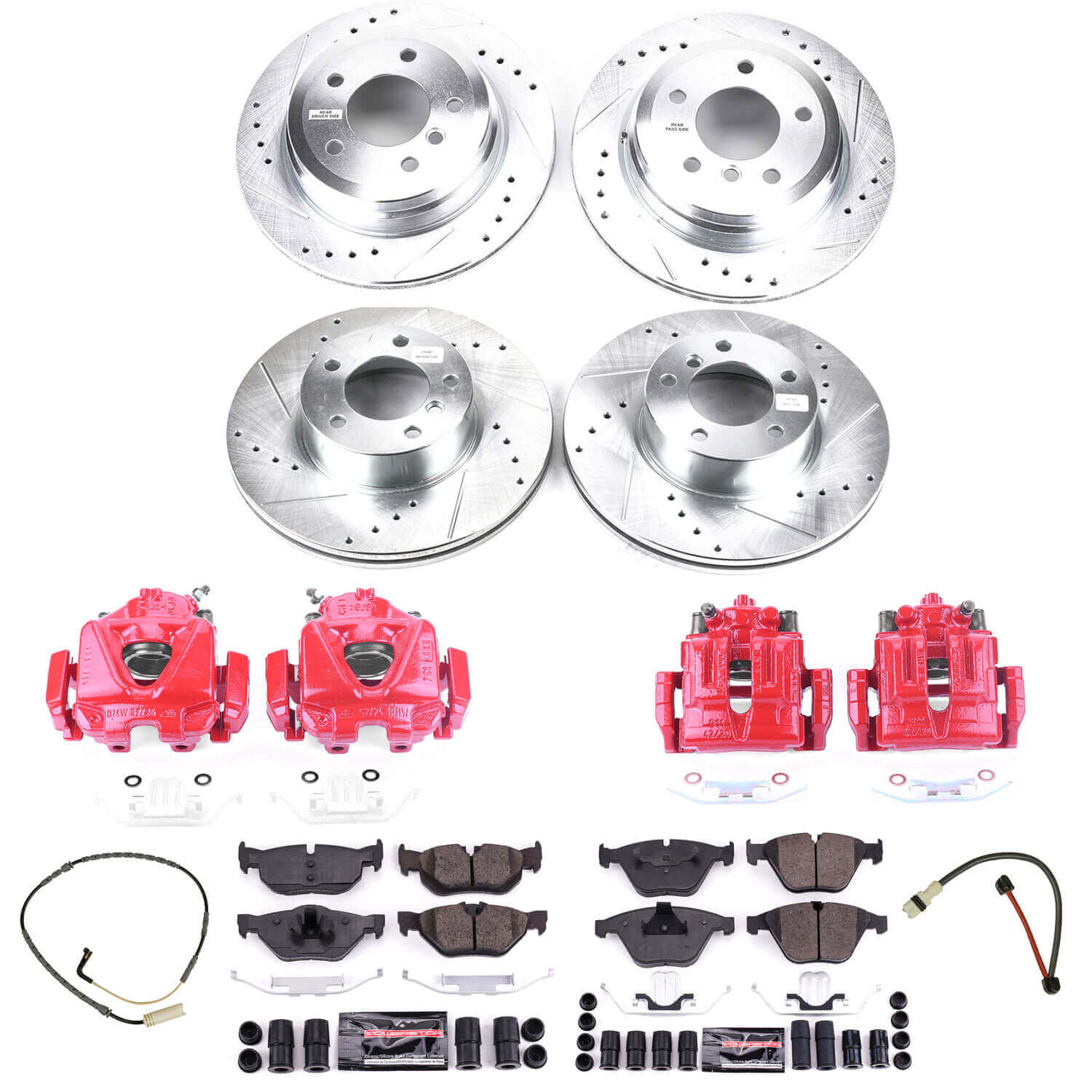 Power Stop KC4105 - Z23 Evolution Sport Front And Rear Brake Kit vehicle fitment brake part