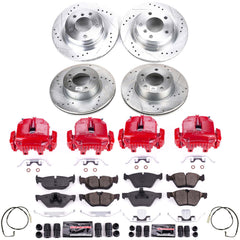 Power Stop KC4106 Z23 Evolution Sport Performance Pad And Rotor Kit With Calipers for 2007 BMW 328I Coupe (2 Door), Sedan (4 Door) product image