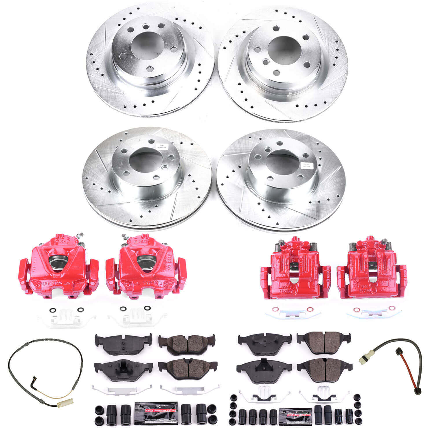 Power Stop KC4107 - Z23 Evolution Sport Front And Rear Brake Kit vehicle fitment brake part