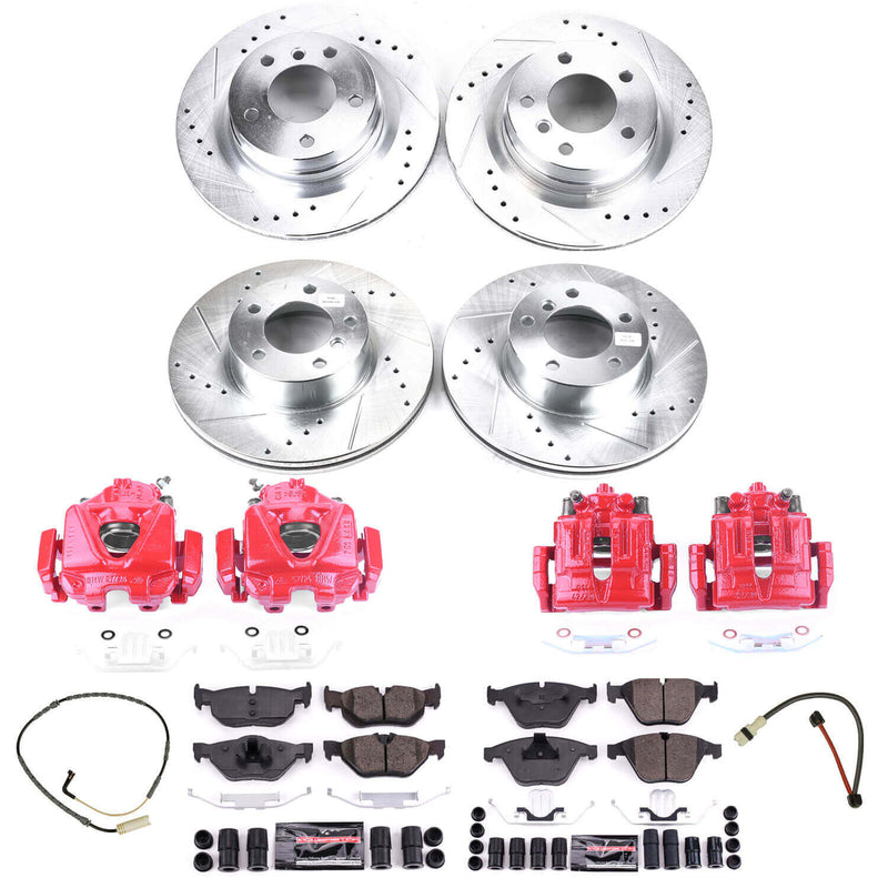 Power Stop KC4107 - Z23 Evolution Sport Front And Rear Brake Kit vehicle fitment brake part