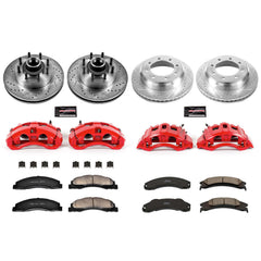 Power Stop KC4131 Z23 Evolution Sport Front And Rear Brake Kit for 2008-2025 Ford E-150 product image