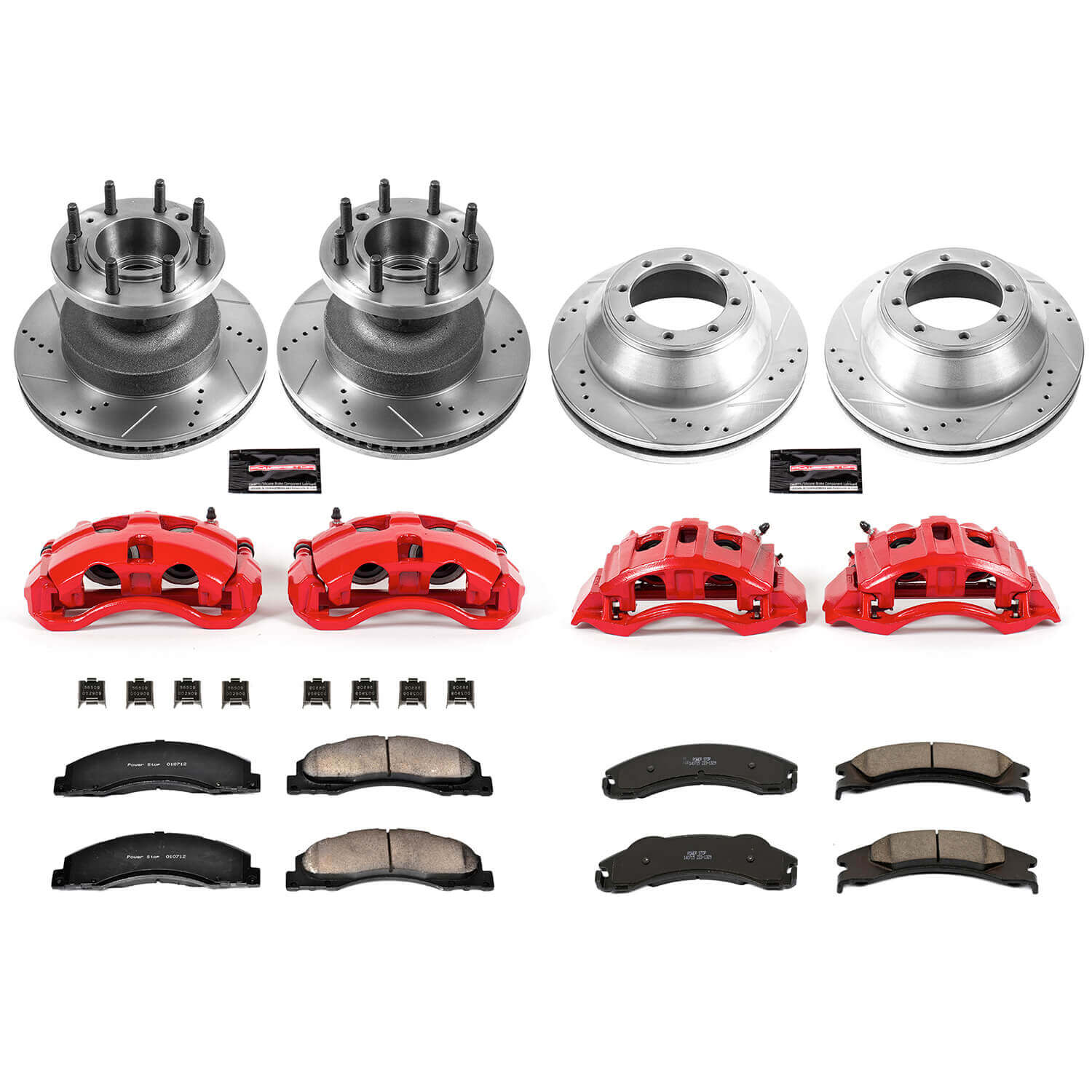 Power Stop KC4132 Z23 Evolution Sport Front And Rear Brake Kit for 2008-2025 Ford E-350 Super Duty product image