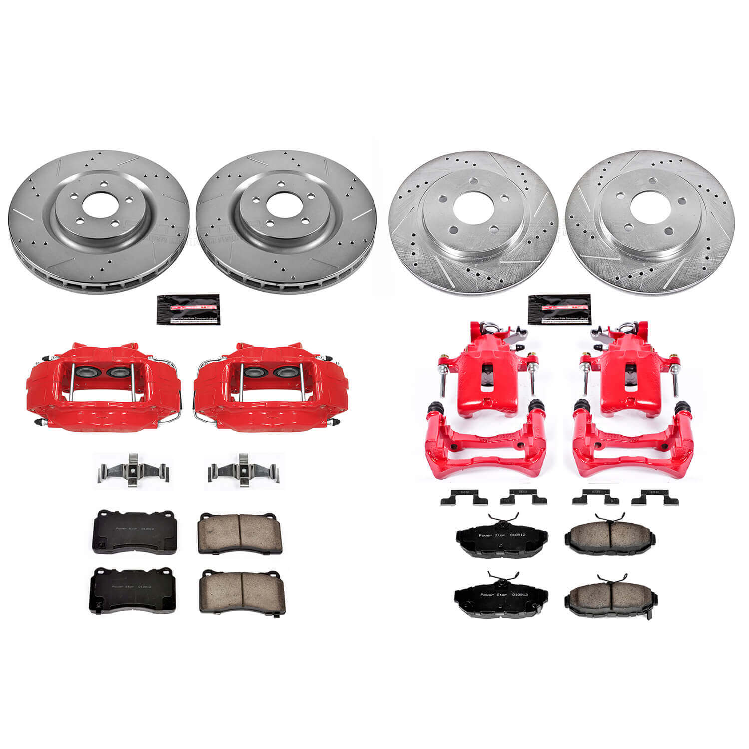 Power Stop KC4148 Z23 Evolution Sport Front And Rear Brake Kit for 2011-2014 Ford Mustang product image