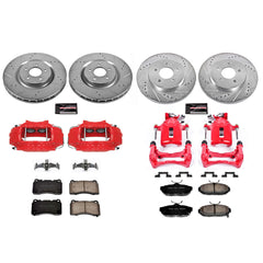 Power Stop KC4148 Z23 Evolution Sport Front And Rear Brake Kit for 2011-2014 Ford Mustang product image