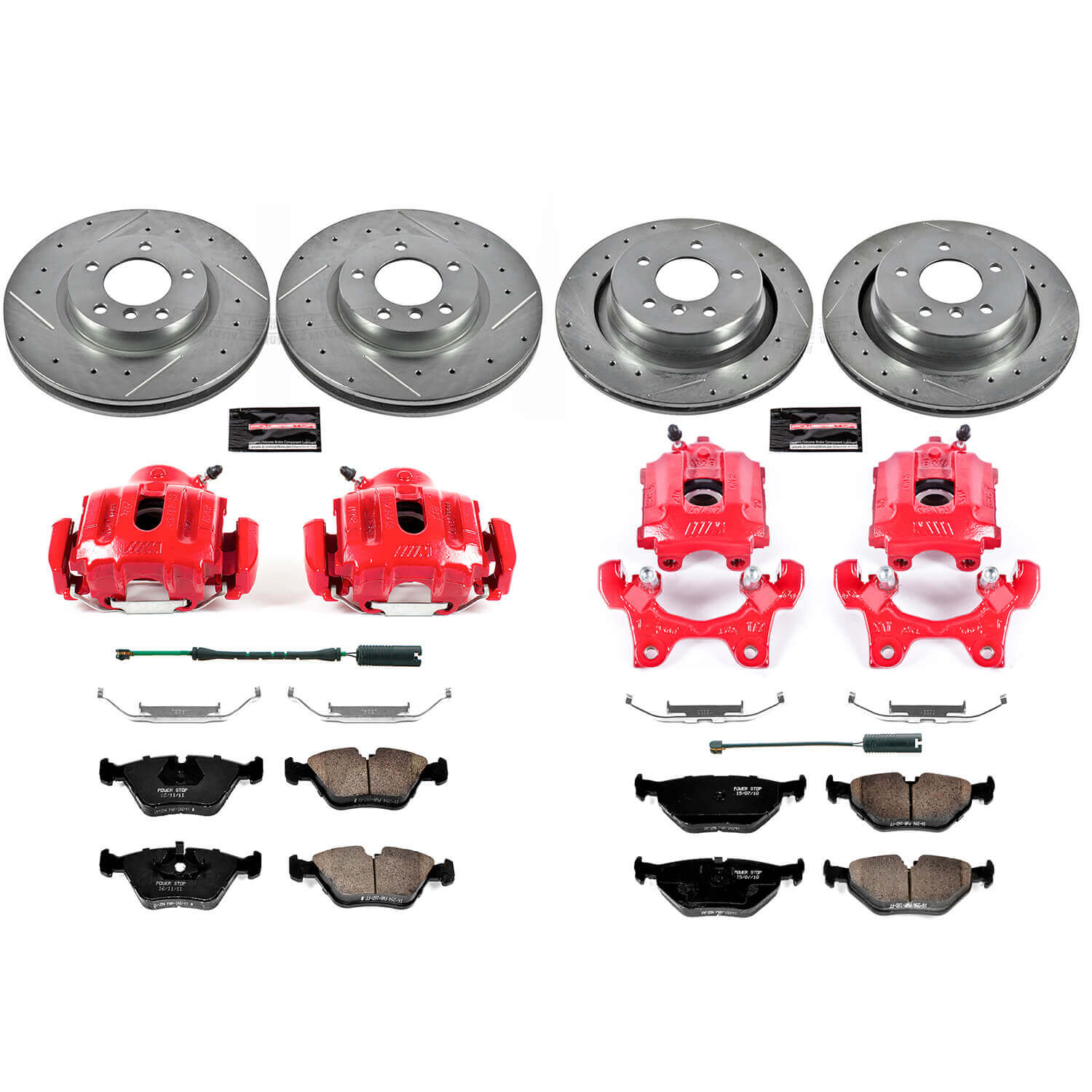Power Stop KC4229 Z23 Evolution Sport Performance 1-Click Brake Kit With Calipers (Front And Rear) for 1995-1999 BMW M3 product image