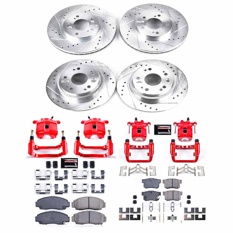 Power Stop KC4271 Z23 Evolution Sport Front And Rear Brake Kit for 2002-2004 Acura Rl product image