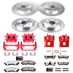 Power Stop KC4357-36 Z36 Extreme Performance Truck And Tow 1-Click Brake Kit With Calipers (Front And Rear) for 2001-2002 Ford Explorer Sport 4 product image