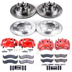 Power Stop KC4434 Z23 Evolution Sport Front And Rear Brake Kit for 2007 Ford E-150 product image