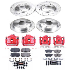 Power Stop KC4449B Z23 Evolution Sport Front And Rear Brake Kit for 2006-2008 Hyundai Sonata product image