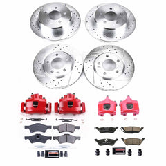 Power Stop KC4458 Z23 Evolution Sport Front And Rear Brake Kit for 2001-2007 Chrysler Town & Country Rear Disc product image
