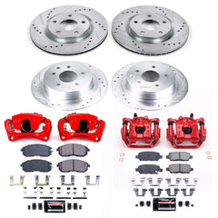 Power Stop KC4475A Z23 Evolution Sport Front And Rear Brake Kit for 2007-2012 Nissan Sentra SE-R product image
