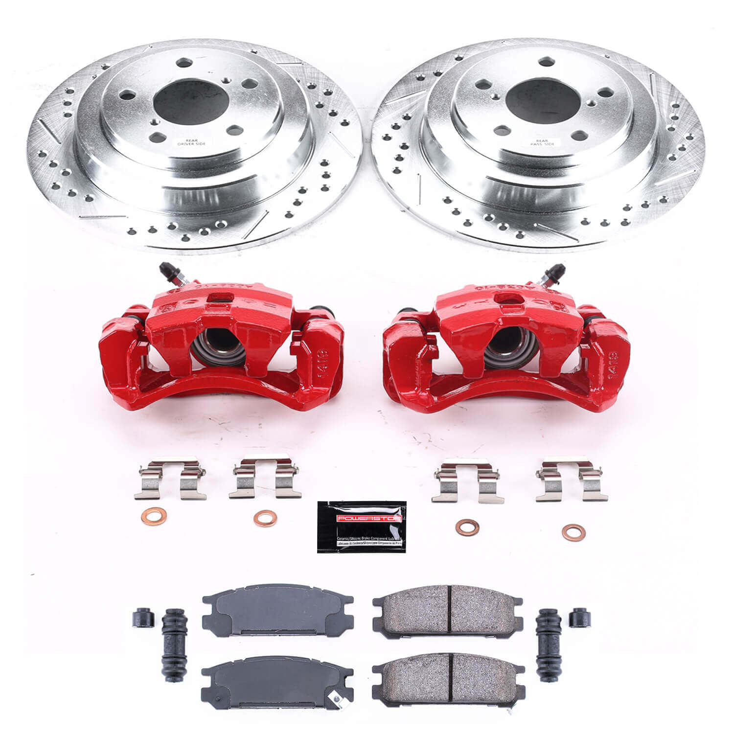 Power Stop KC448 Z23 Evolution Sport Rear Brake Kit for 1998 Subaru Impreza product image