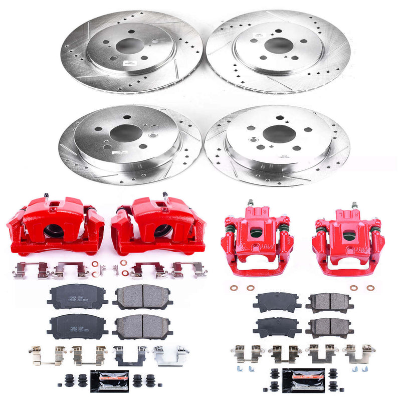 Power Stop KC4530 Z23 Evolution Sport Front And Rear Brake Kit for 2004-2006 Lexus RX330 product image