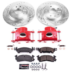 Power Stop KC4539B Z23 Evolution Sport Performance Pad And Rotor Kit With Calipers for 1977 Cadillac Fleetwood Limousine product image