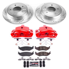 Power Stop KC4579 Z23 Evolution Sport Performance Pad And Rotor Kit With Calipers for 2004-2006 Ford E-150 product image