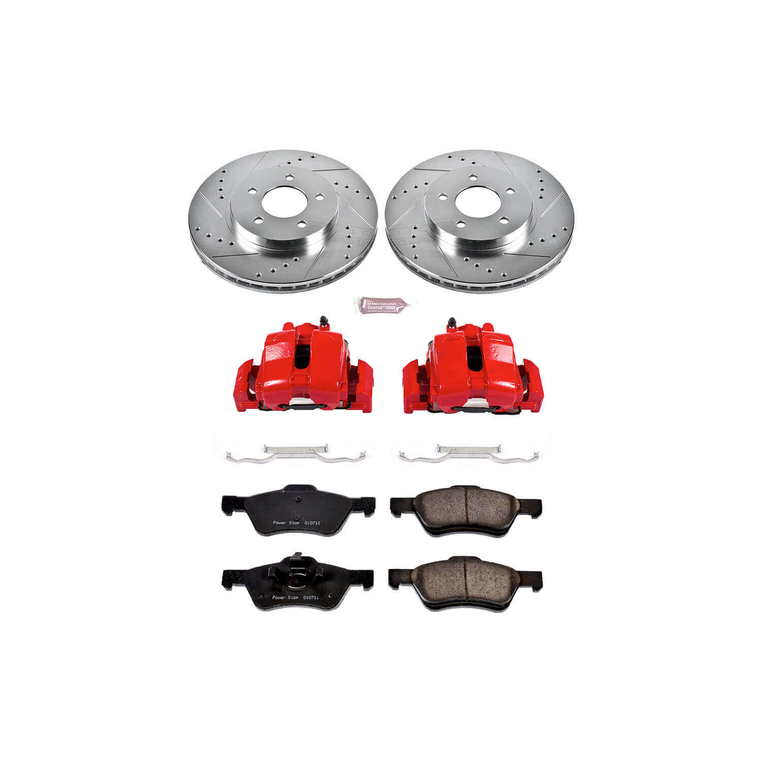 Power Stop KC4580 Z23 Evolution Sport Performance 1-Click Brake Kit With Calipers (Front) for 2005-2007 Ford Escape product image