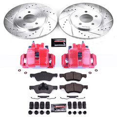Power Stop KC4580A Z23 Evolution Sport Performance 1-Click Brake Kit With Calipers (Front) for 2005-2010 Ford Escape product image