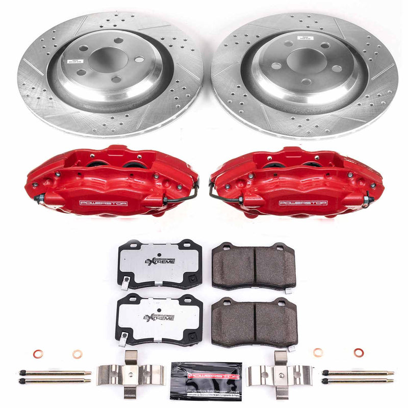 Power Stop KC4583-26 Z26 Street Warrior 1-Click Rear Brake Kit With Calipers for 2005-2009 Chrysler 300 C SRT8 product image